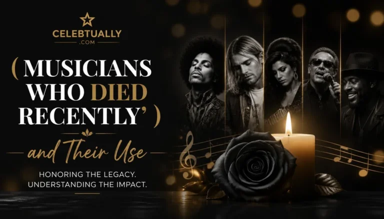 musicians who died recently